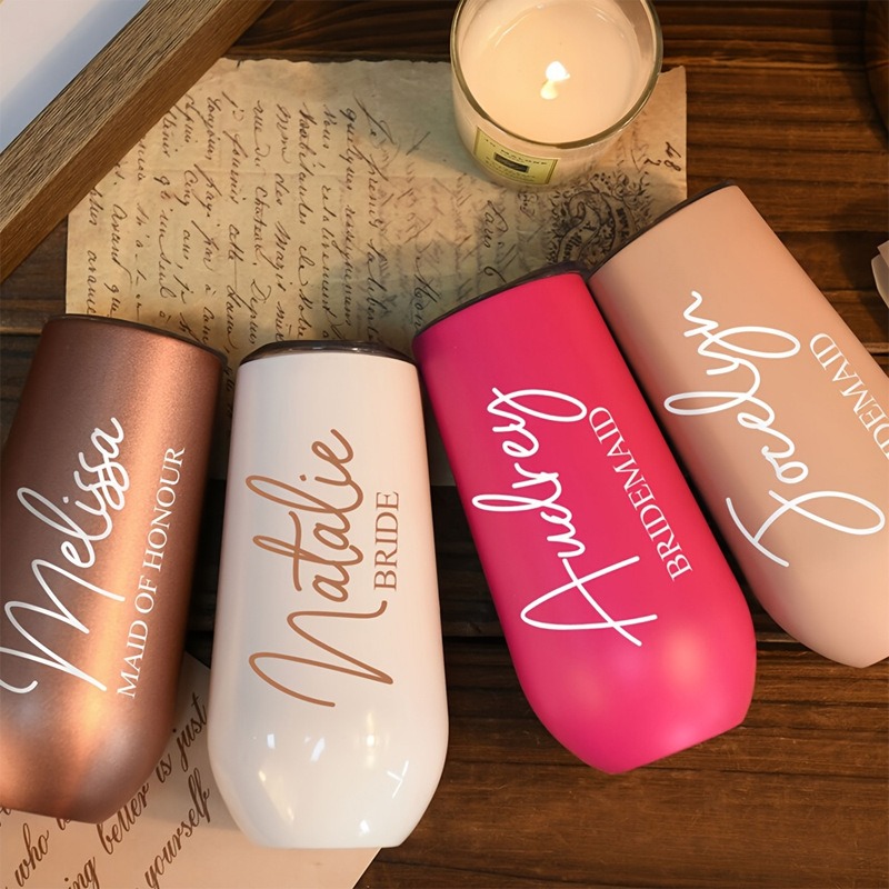 Personalized UV-Printed Bridesmaid Tumbler